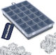 Wellhaus Ice Cube Silicone Mold with Lid Grey