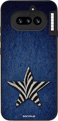Sonique Diva Series Nothing Phone 4a Denim Zebra Case