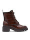 Damen Stiefeletten Tabac Braun