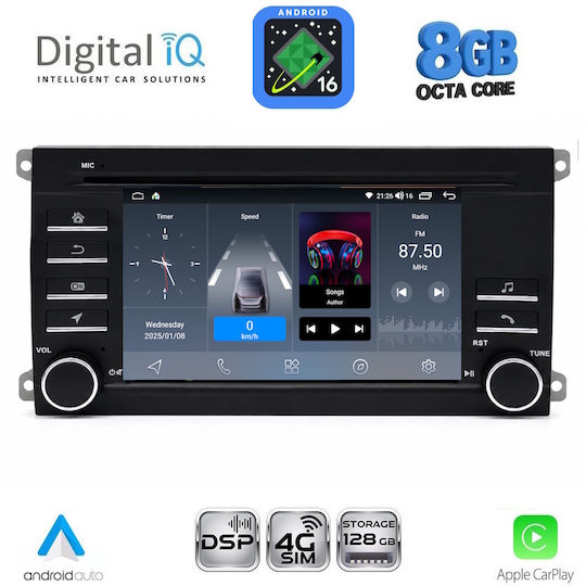 Digital Iq Blm 543_cpa 7" Deck Multimedia Oem Porsche Cayenne Mod 2002-2011