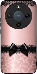 Sonique Diva Series Honor Magic8 Lite 5g Leopard Bow Case Pink