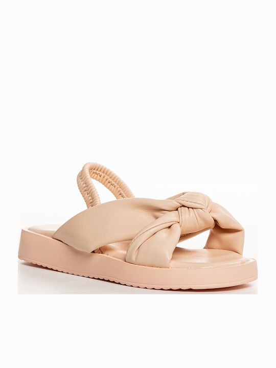 Sandale Tip Pantof Roz
