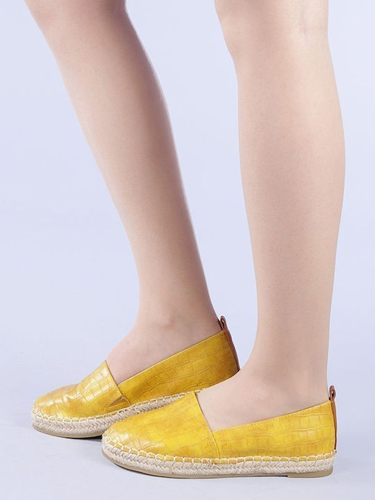 Damen Espadrilles in Gelbe Farbe