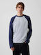 Herrenblusen Navy Blau & Grau