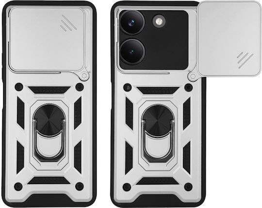 Θήκη Ring Armor Campro Sonique Xiaomi Poco X8 Pro 5g Ασημί