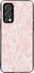 Sonique Diva Series OnePlus Nord 2 5G Pink Lace Mobile Phone Case