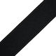 Elastisches Gestreiftes Polyester Schwarz 4,5cm Meter