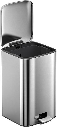 Designdrops Mülleimer Aus Inox 18l Grau