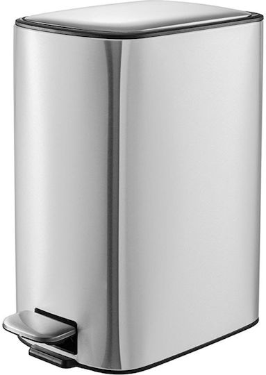 Waste Bin from Stainless Steel 5lt Grey