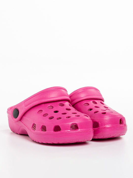 Saboturi de plajă pentru copii Fuchsia