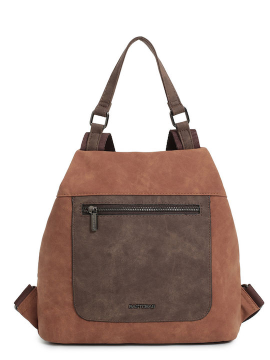 Women's Suede Handbag Camel