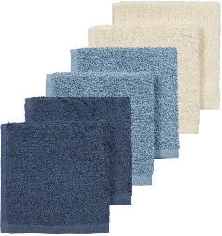 Meyco Schultertuch Burp Cloth Beige 30x30cm 6 Stück