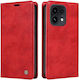 Yikatu Yk-006 Book Case Red Oppo Reno16 5G Reno16 Pro 5G