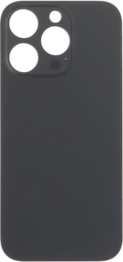 Capac Baterie Adeziv Battery Door iPhone 16 Pro Orificiu Mare Negru Titan