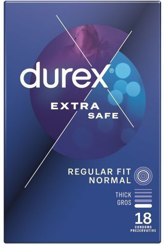Durex Durex Kondome Extra Safe 18 Stück 56mm Natürlich