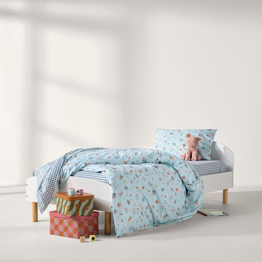 Kentia Set Kinderbettbezug Moni mit Kissenbezug Roomy 165x245cm