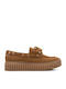 Women's Boat Shoes In Brown Colour