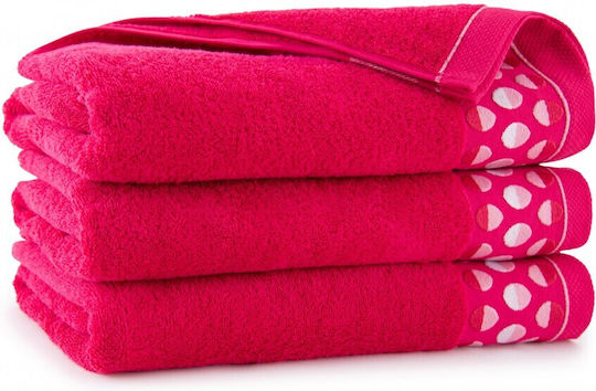 Zwoltex Facecloth Zen-2 50x90cm Fuchsia Weight 450gsm
