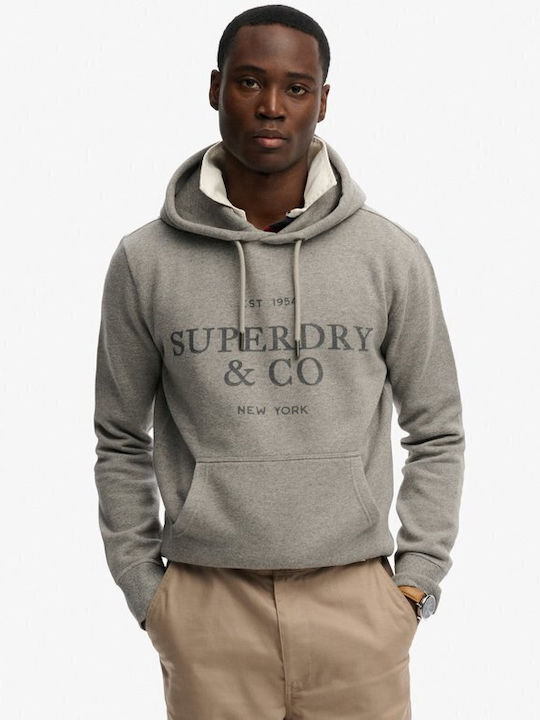 Superdry Vintage Vintage Φούτερ με Κουκούλα Dar...