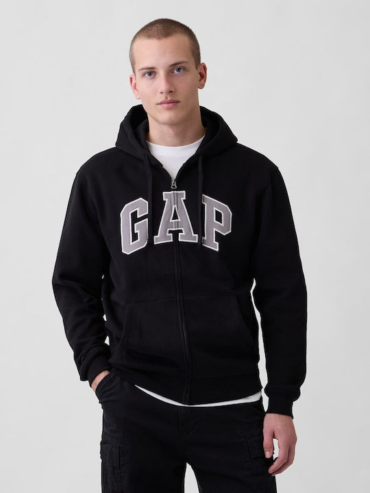 GAP Суитшърт с качулка Черен