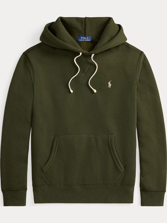 Ralph Lauren Φούτερ με Κουκούλα Λαδί
