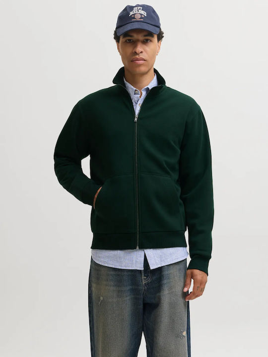 Jack & Jones Sweat Ζακέτα Scarab Grün