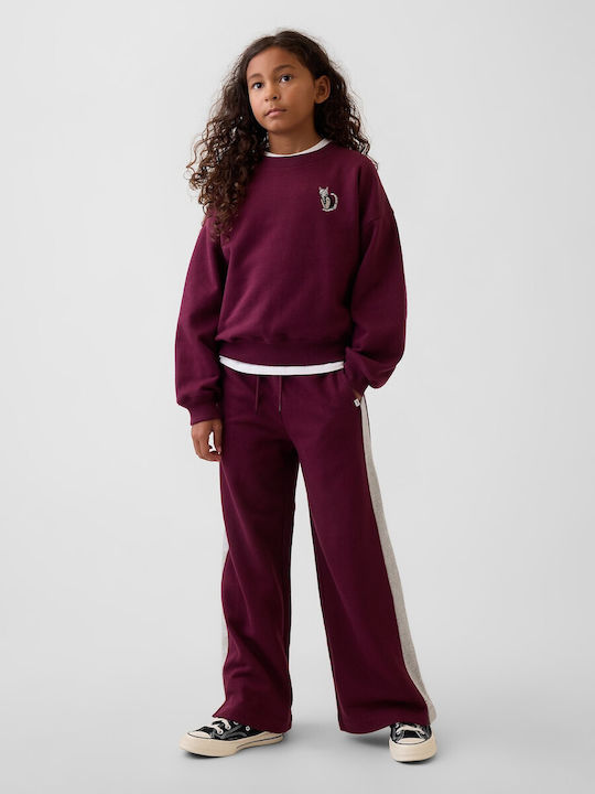 GAP Baggy Kids Sweatpants Tuscan Red
