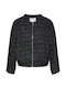 Κοντό Γυναικείο Bomber Jacket Μαύρο
