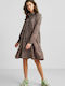Sommer Hemdkleid Tierdruck