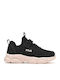 Kinder Sneaker mit Bügel- und Schleifenverschluss Schwarz