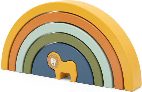 Trixie Animăluță Curcubeu Mr Lion din Lemn pentru 12+ Luni