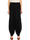 Women's Fabric Trousers Black