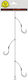 Black Diamond Fishing Hook No9