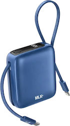 MLK+ LX17 Външна батерия 10000mAh 22.5W с USB-C...