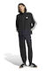 Herren-Sweatpants Glänzendes Set mit Gummizug Schwarz
