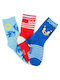 Superheroes Kids' Socks Navy 3 Pairs