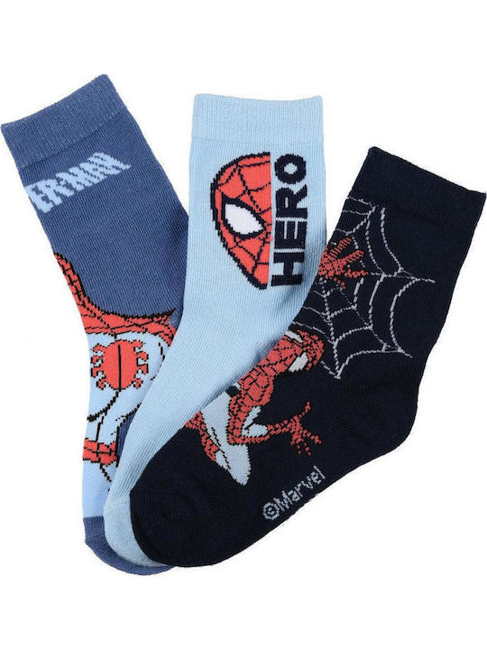 Superheroes Παιδικές Κάλτσες Ραφ 3 Ζευγάρια