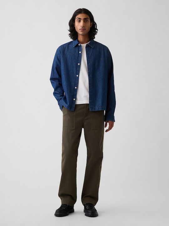 GAP '90s Ανδρικό Παντελόνι Loose Fit Πράσινο