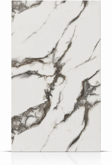 Panouri Decorative 3D De Perete Din PVC Albe 244x122x0.3cm