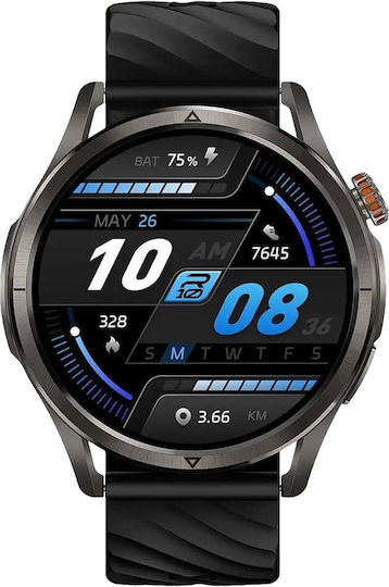 Kospet Magic R10 Stainless Steel Waterproof Smartwatch with Heart Rate Monitor Black