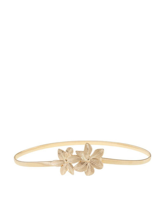 FantazyStores Elastische Damen Gürtel Goldene