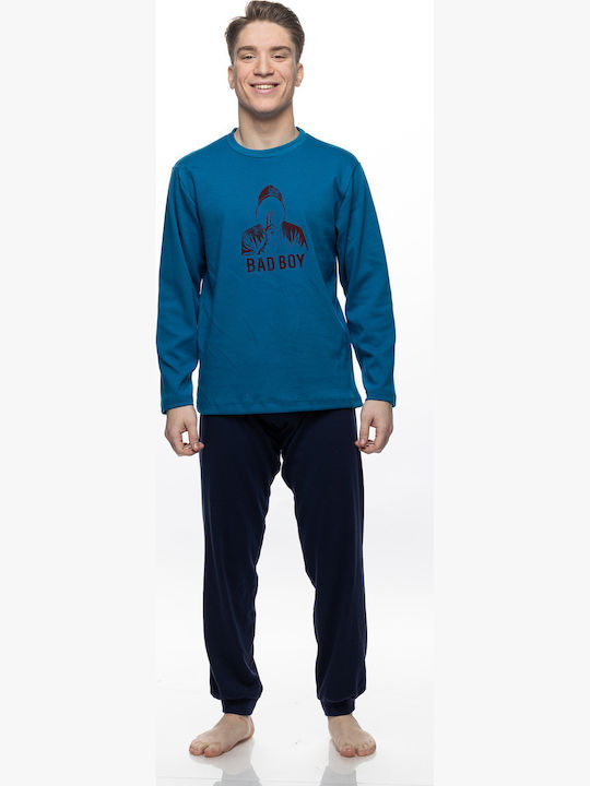 Galaxy Winter Men's Pyjamas Petrol