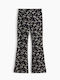 Kinderleggings Lang Schwarz