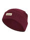 Cuff Beanie Männerschlaufeinfacher Strickmütze in Burgundischer Farbe