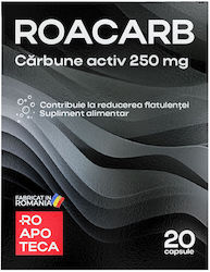 Roapoteca Roacarb Carbon Activat 250mg 20 Capsule Roapoteca Roacarb Carbon Activat 250mg 20 Capsule