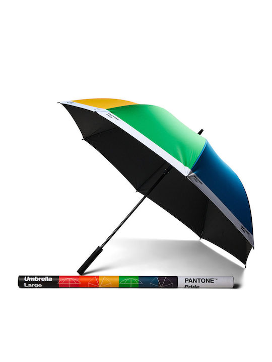 Pantone Ομπρέλα Βροχής Σπαστή Πολύχρωμη