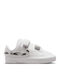Tennis Essential Kids Sneakers Anatomic with Hoop & Loop Closure White