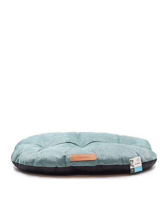 M-Pets Oval Light Blue Dog Pillow 75x52cm