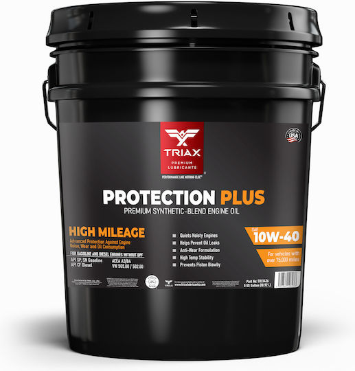 Ulei Motor Triax Protection Plus 10w-40 High Mileage 18.92 L