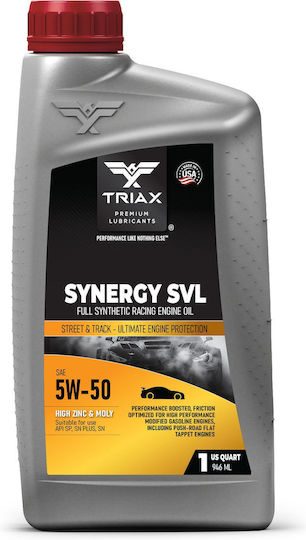 Ulei de motor Racing Triax Synergy SVL 5W-50 Full Sintetic 946 ml